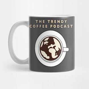 The Trendy Coffee Podcast Logo Mug